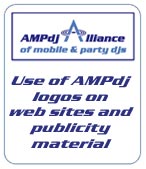 Use AMPdj logos on your site & advertising material