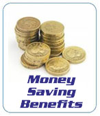 Money Saving Benefits