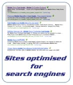 We come up high in search engines